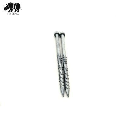 Phil Slotted Hex Head 3/16&quot;X 1-1/4&quot; Blue / White Ruspert Coating Perma-Seal Concrete Screw