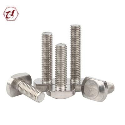 A2-70 Full Thread Square Head T Hammer Bolt