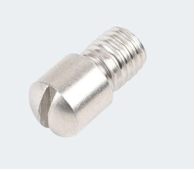 DIN Stainless Steel M6 M8 Slotted Head Full Thread Drawn Arc Weld Stud Screw with Reduced Shaft