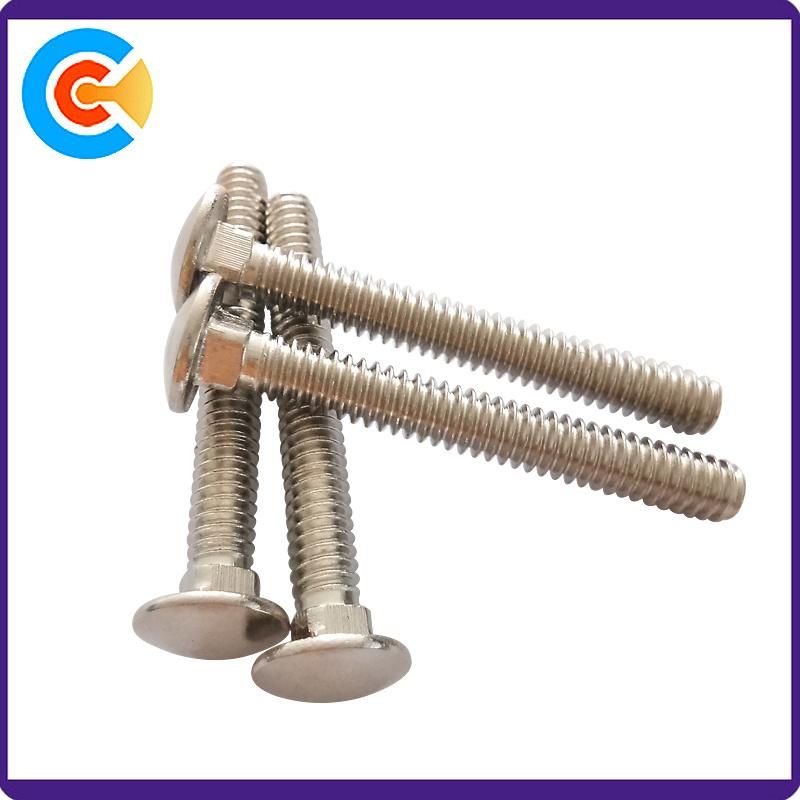 Fastener Customized Steel Hardware Carriage Head Round Head Screw
