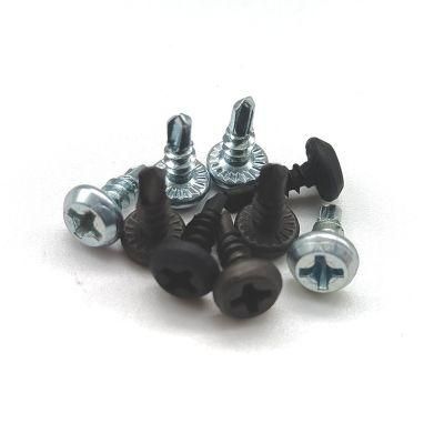 Black Phosphate Cross Recessed Pan Framing Head Self Drilling Screw