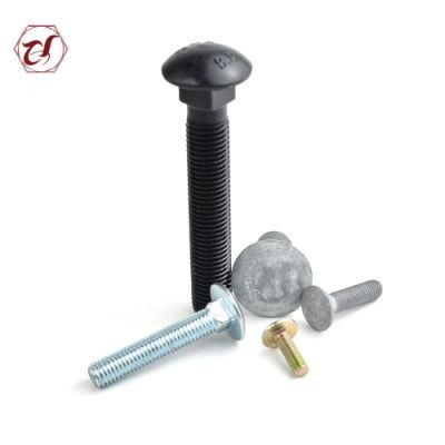 M12 Stainless Steel 304 A2 DIN603 Carriage Bolts Mushroom Head Square Neck Bolt