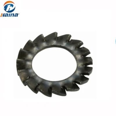 Oxide Black Serrated Lock Washers External Teeth