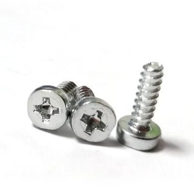 Steel White Galvanized Pancake Head Cross Recessed Self Tapping Screws