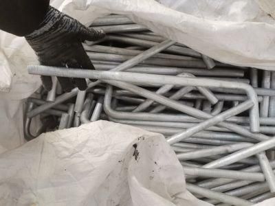 Hot Galvanizing - Grade 8.8 - M22 - L Type Bolt - Carbon Steel - 42CrMo