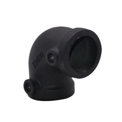 33.7mm Aluminium Material Black Color Pipe Clamp Key Clamps for DIY Shelf