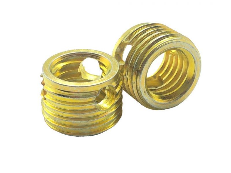 DIN981 Manufacturer Round Threaded Brass Insert Nuts Blind Knurled Nut Brass Thread Insert Nut