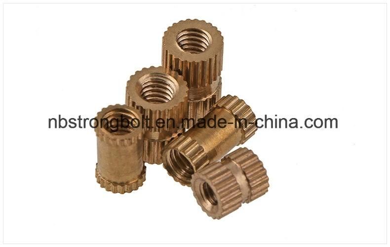 Brass Nut Injection Molded Copper Nut Copper Knurled Nut Copper Stamper