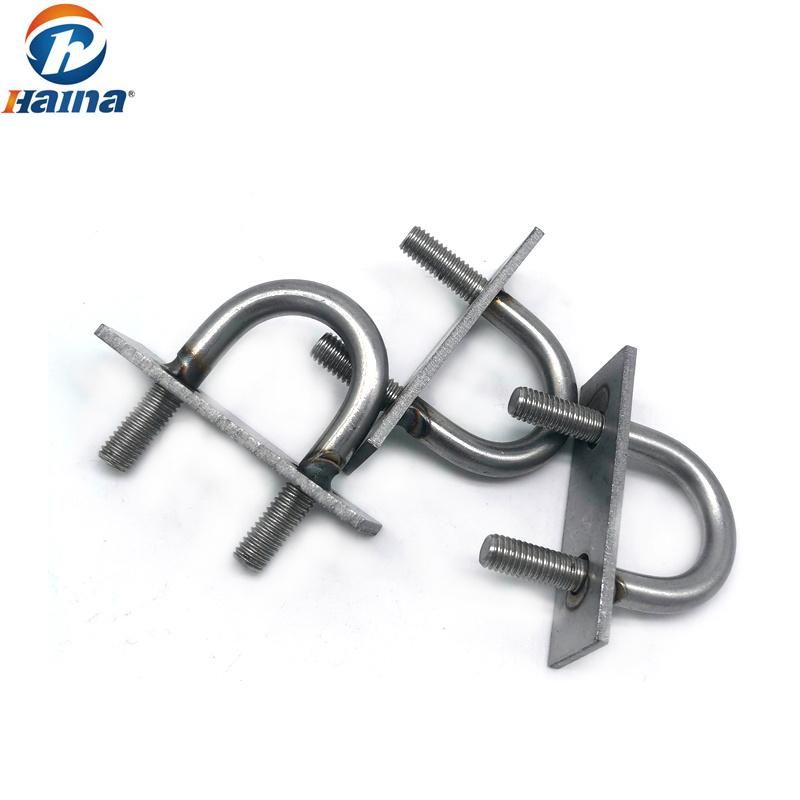 A2 A4 Stainless Steel U Bolt with Plate