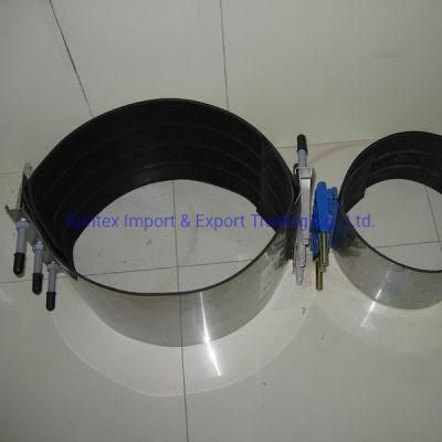 SS304 Full Circle Pipe Repair Clamp with Single Band Two Bands Repair Clamps
