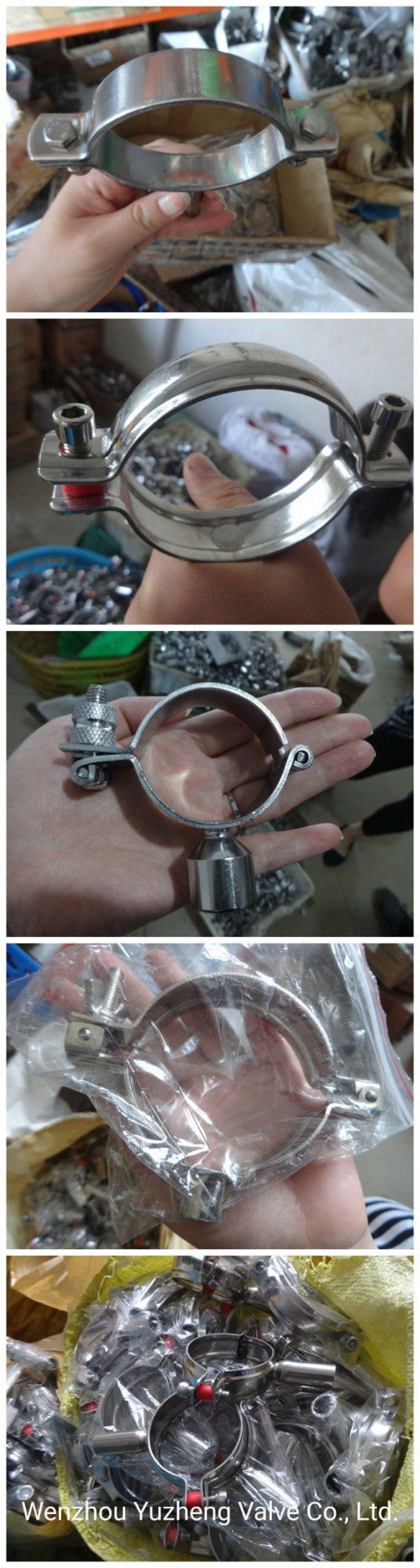 SS304 Sanitary Stainless Steel 1/2′′ Pipe Clamp