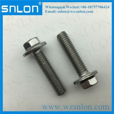 Stainless Steel Hex Head Flange Screw for Auto Parts