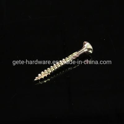 Gete Hardware Countersunk Head Screw with Diamond Nibs and Saw Thread Chipboard Screw