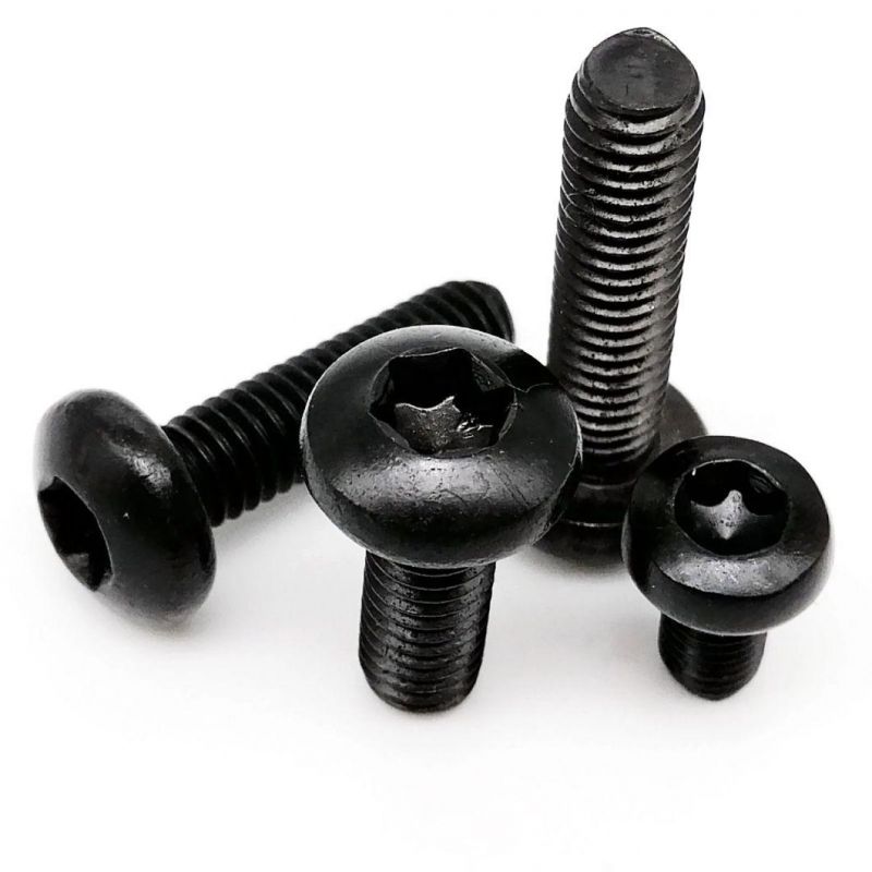 Carbon Steel Black Bolts GB2672 Socket Pan Head Torx Drive Screw