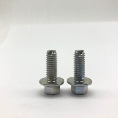 Hexagon Flange Removing Scraps Bolts Flange Screw M6X16