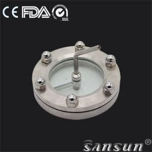 Hygienic Sight Glass Sanitary Stainless Steel Tank Flange Sight Glass