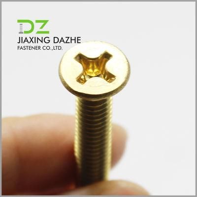 Screw Manufacture Machine Screw Copper Brass Screw