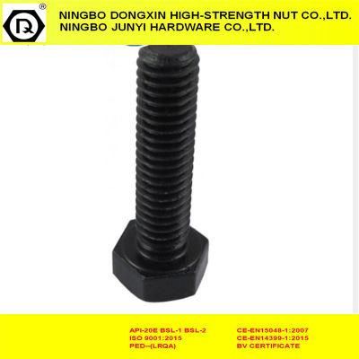 12.9 DIN933 Full Thread Black Fastener Hex Head Bolt