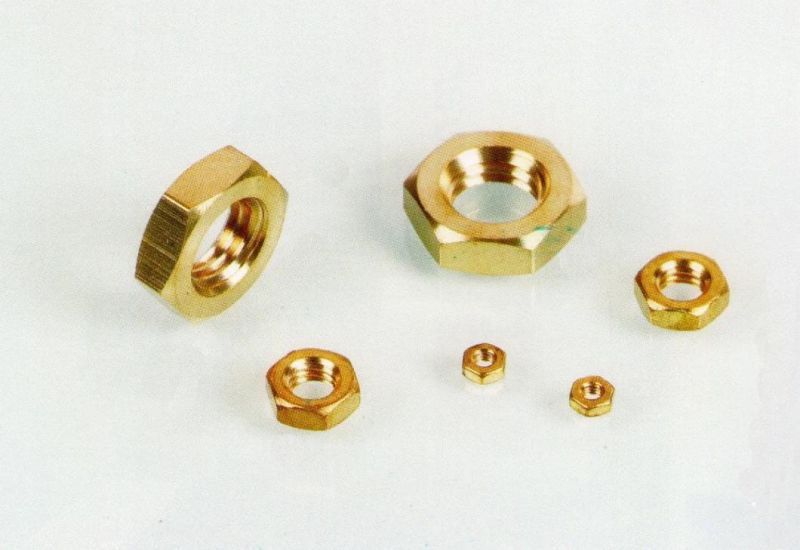 DIN934 DIN431 Brass Hexagon Nuts
