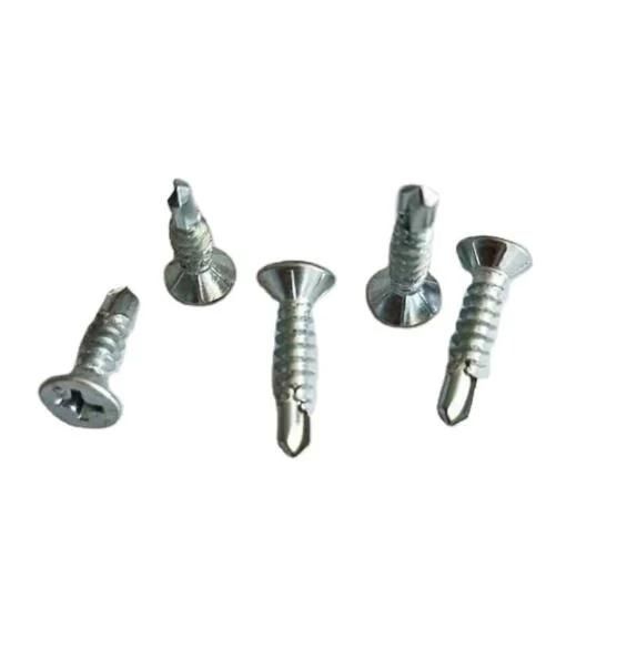 Galvanized CSK head PH drive drilling point screw self drilling screw