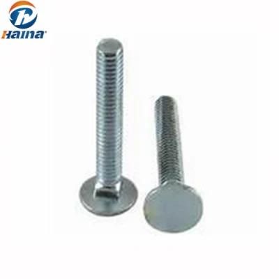 M4 Zinc Plated Flat Head Square Neck Carriage Bolt DIN603