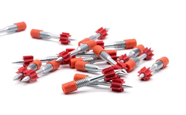 Gas Pin Shooting Nails with Washers, Drivet Pins with Thread, Shooting Nail