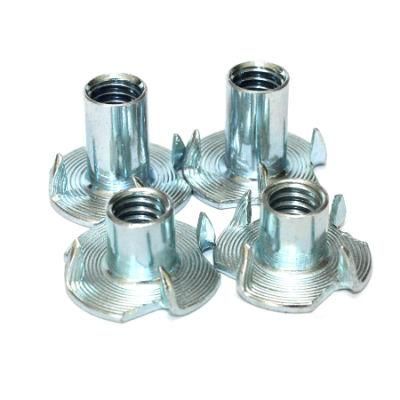 1/4 Inch 4 Prongs T Nut