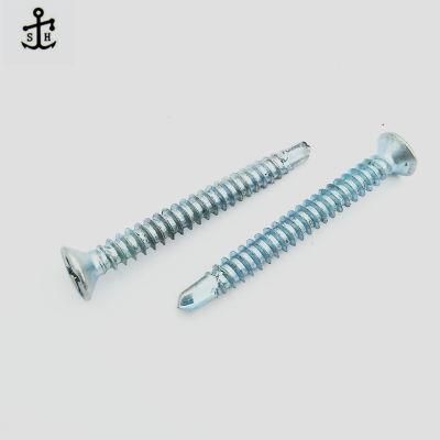 ISO 15482 Cross Recessed Countersunk Head Drilling Screws with Tapping Screws Thread Made in China