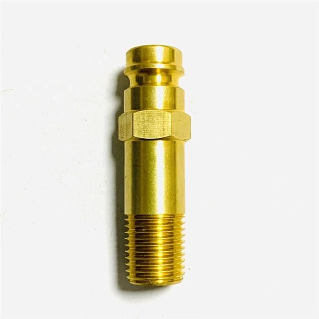 Hasco Z81/9/13/19 Brass CNC Lathing Parts Male Long Hex Hose Nipple Pipe Fitting