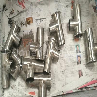 Stainless Steel Hygienic Tee Piece with Triclover End