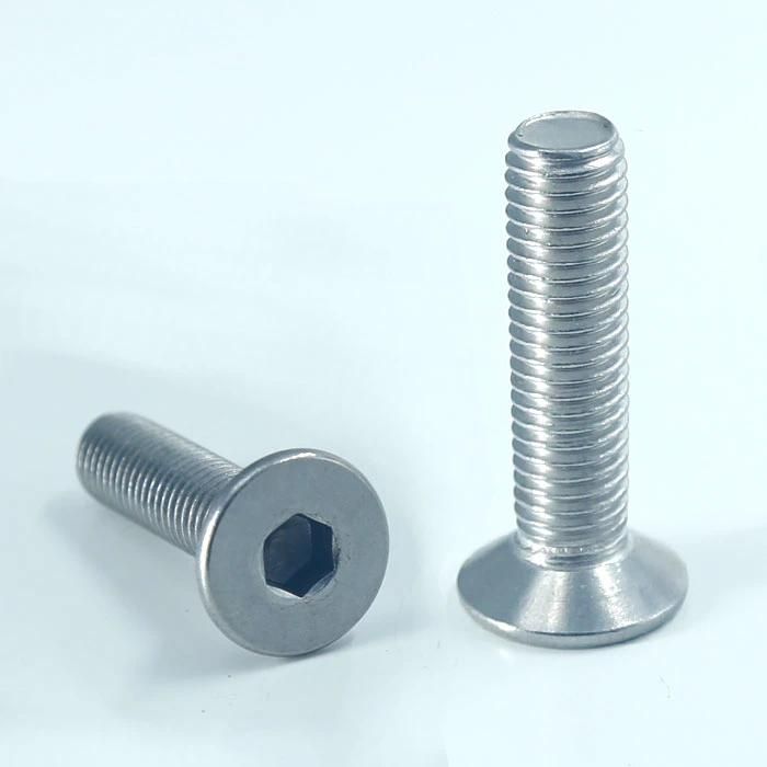 DIN 7991 Flat Head Countersunk Head Hex Socket Screw. Stainless Steel 304 316