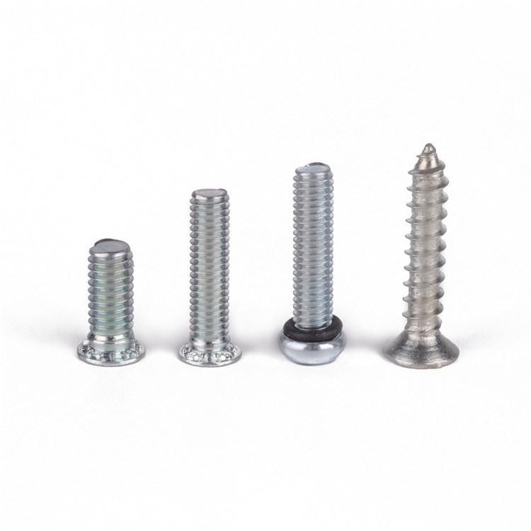 BS 450 Cross Recess Mushroom Head Screws with Threads Made in China
