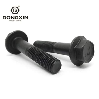 High Quality Black Flange Bolt, All Size for DIN6921 Hex Flange Bolt