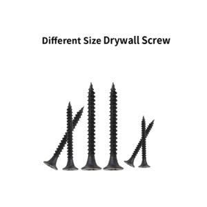 Tianjin OEM Manufacturer Fasteners Self Tapping Drywall Screw Black Gray Phosphorus Collated Coarse Thread Wood Screws