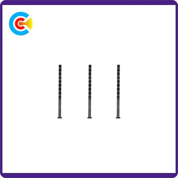 DIN/ANSI/BS/JIS Carbon-Steel/Stainless-Steel Round Flat Head Bamboo Screw