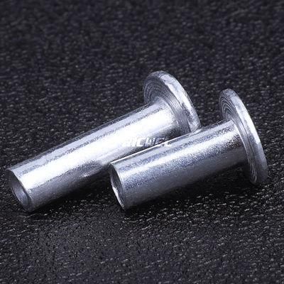 Fricwel High Quality Rivet Fastener Aluminum Rivets Steel Mandrel Open End Rivets Contact Rivet Hollow Rivet Semi Tubular Rivets