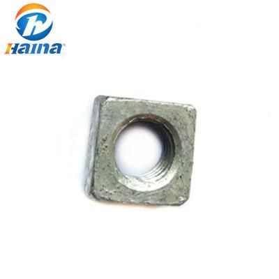 Carbon Steel/ Hot DIP Galvanized Square Nut (DIN557)