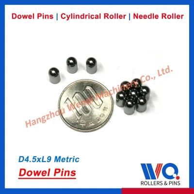 Cylindrical Dowel Pin with Radius End - 4.5X9 - Metric