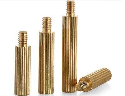 M2 * 3 / 4 / 5-25 + 4 Single Pass Knurled Copper Column