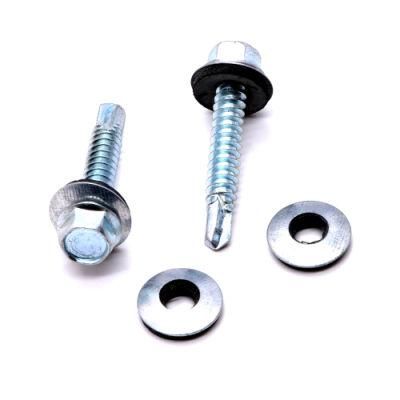 DIN 7504 Hex Head Self Drilling Screw with EPDM Washer