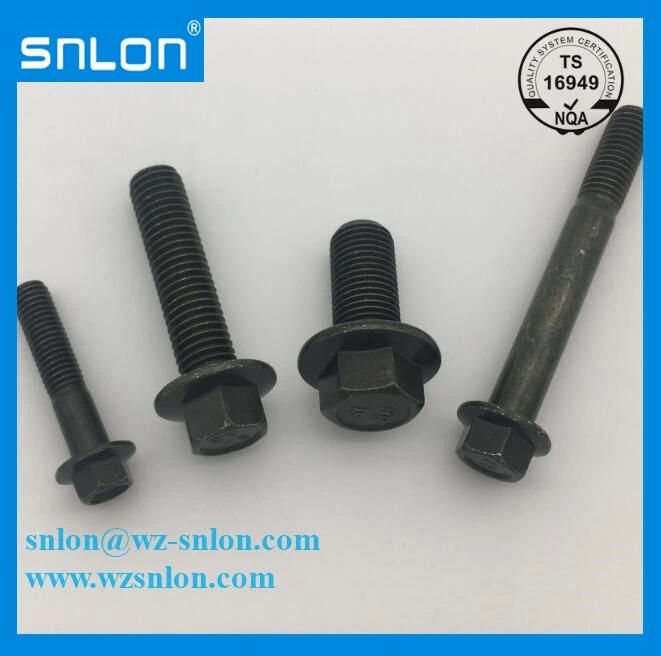 Green Zinc Hex Head Bolt with Collar or Washer