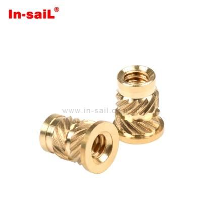 Quik-Tek Ultrasonic/Heat Staking Brass Knurled Insert Nuts