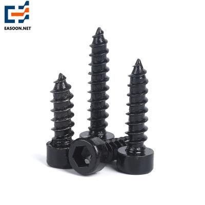 Hex Socket Cap Self Tapping Chamfer Screw Steel Zinc Plated M4 M5 M6 Hex Socket Screw Cap Head Self Tapping Screws Bolt