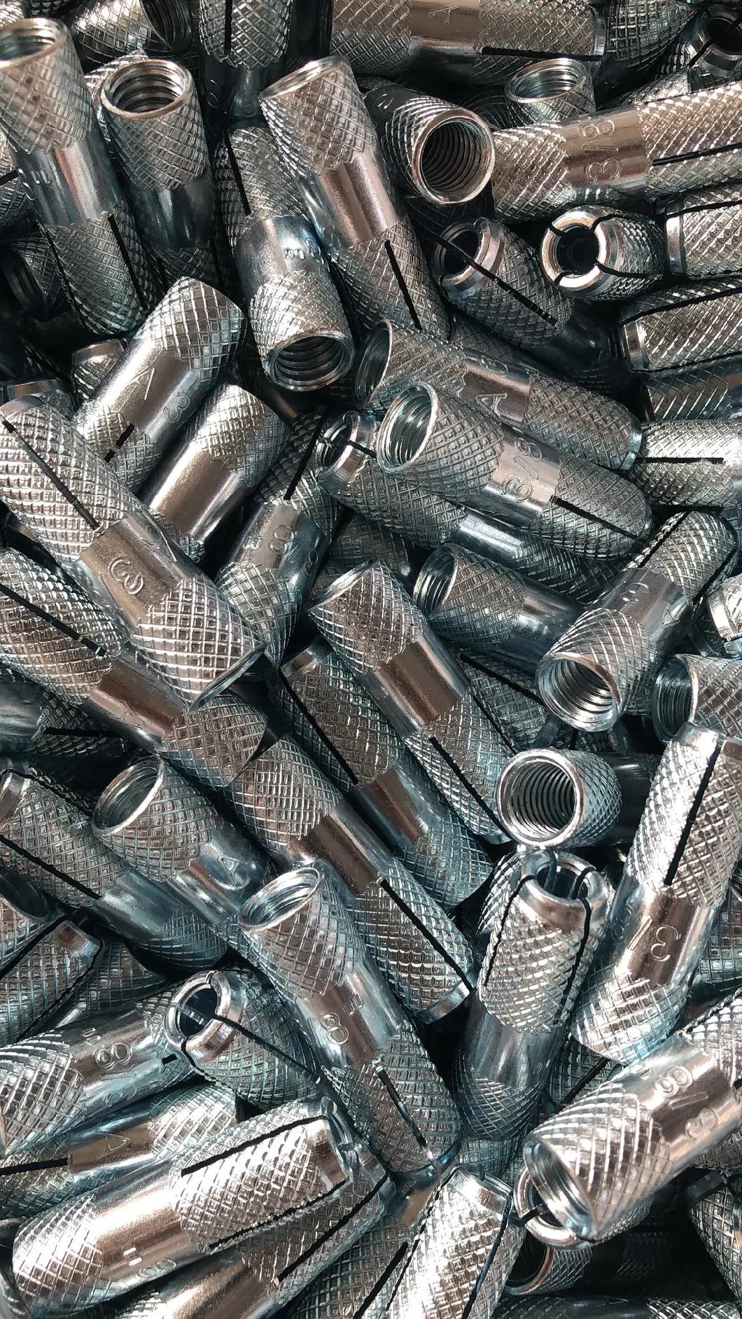 Eta CE Approval Carbon Steel and Stainless Steel Drop-in Anchor GB/Bsw/ANSI in Zp Dac HDG with Wedge Anchor and Thread Rod