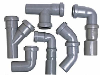 Various Degree PVC Pipes and Fittings