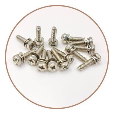 Plain Washer Screw Stainless Steel 304 Button Head Pan Head Torx Sems Pre-Assembled Screws &amp; Washers
