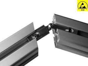 Joint Connector T-Slot 8 180degree-90degree Adjustable ESD-Function