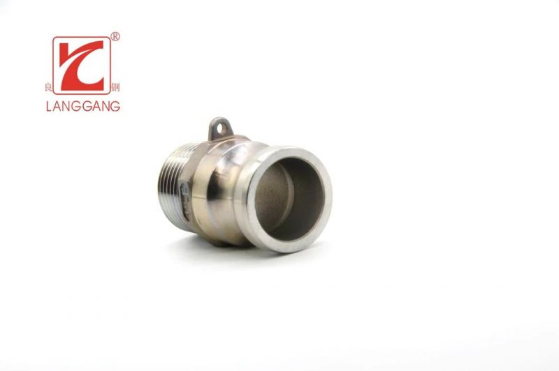 Standard SS304/SS316 Stainless Steel Casted BSPT Male Thread Adaptor Camlock