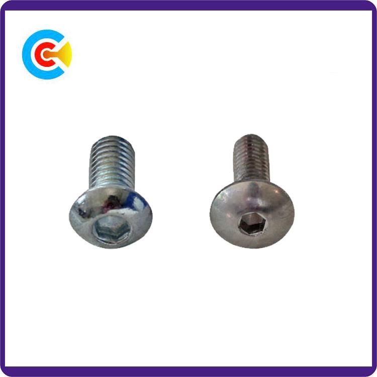 Carbon Steel Pan Head Hexagon Socket Cap Screws Cap Screw