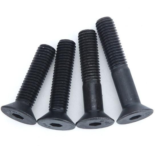 Grade 10.9 Black Flat Head Socket Screw DIN7991